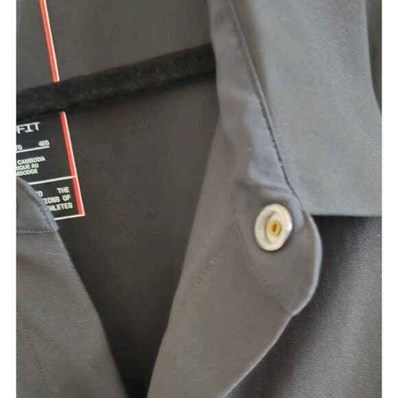 Nike 24.7 Perfect stretch Dri fit Techwear Gorp Snap Down Shirt Black Size 4XL - Picture 7 of 11
